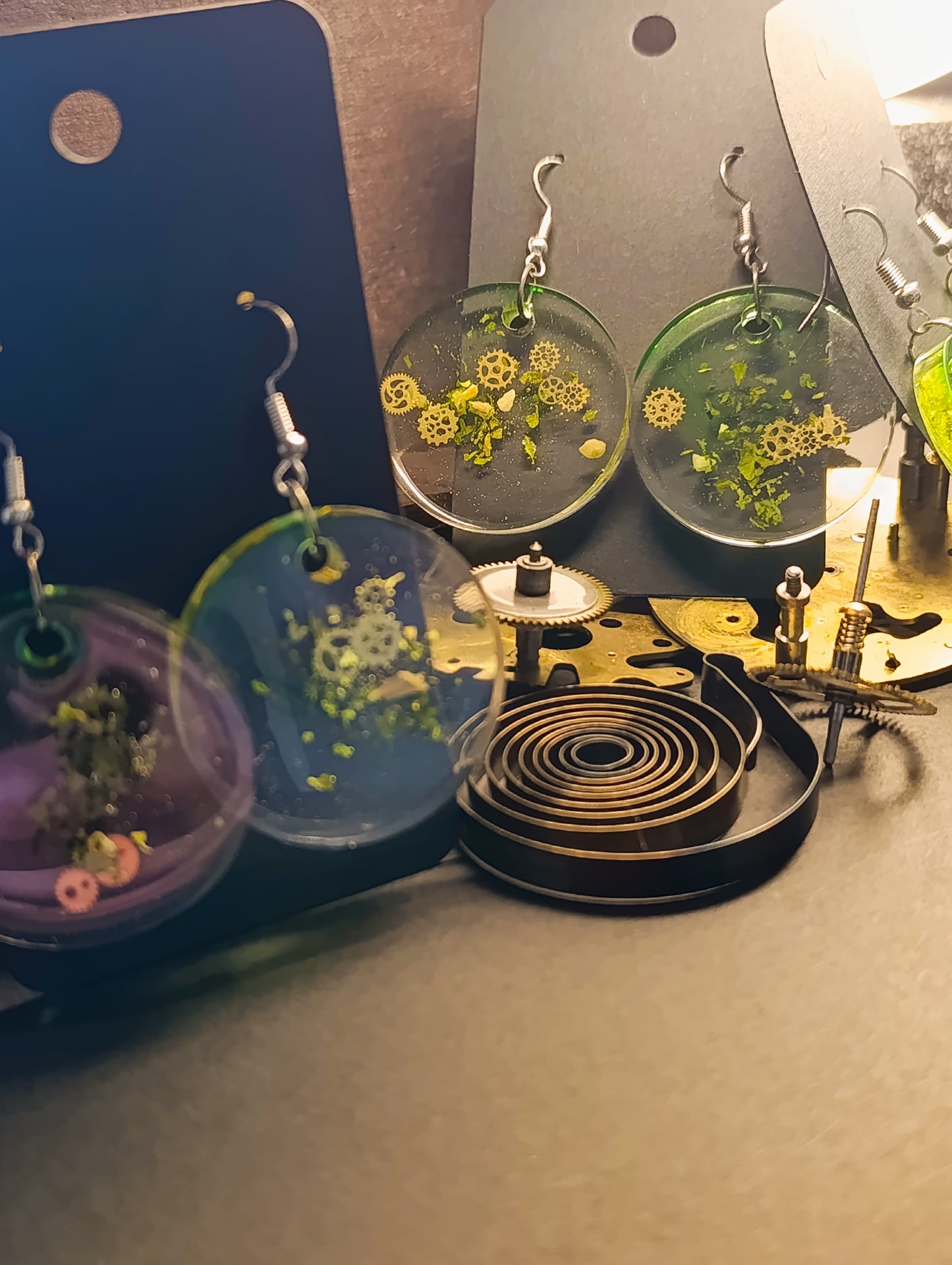 BOUCLES D'OREILLE MYSTEAMPUNK